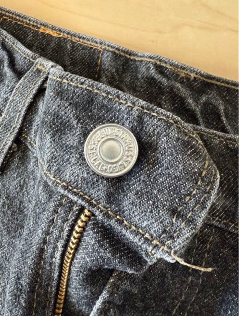 90s USA製 Levi’s 先染め W33 オレンジタブ517 BIGE