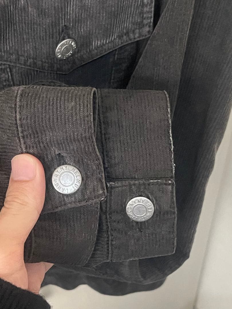HELMUT LANG グレー　本人期　コーデュロイジャケット 44
