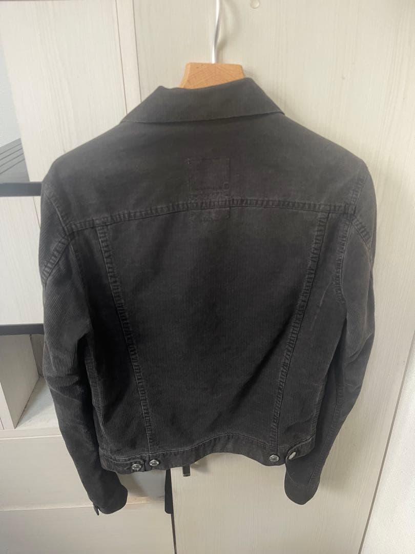 HELMUT LANG グレー　本人期　コーデュロイジャケット 44