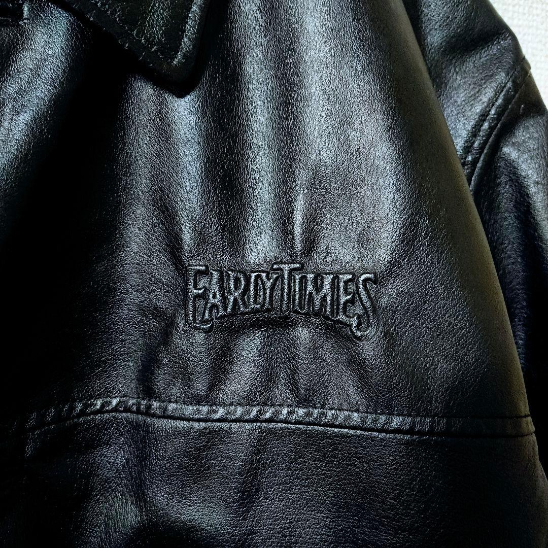 アーリータイムズ EARLYTIMES レザー カーコート 裏地キルティング