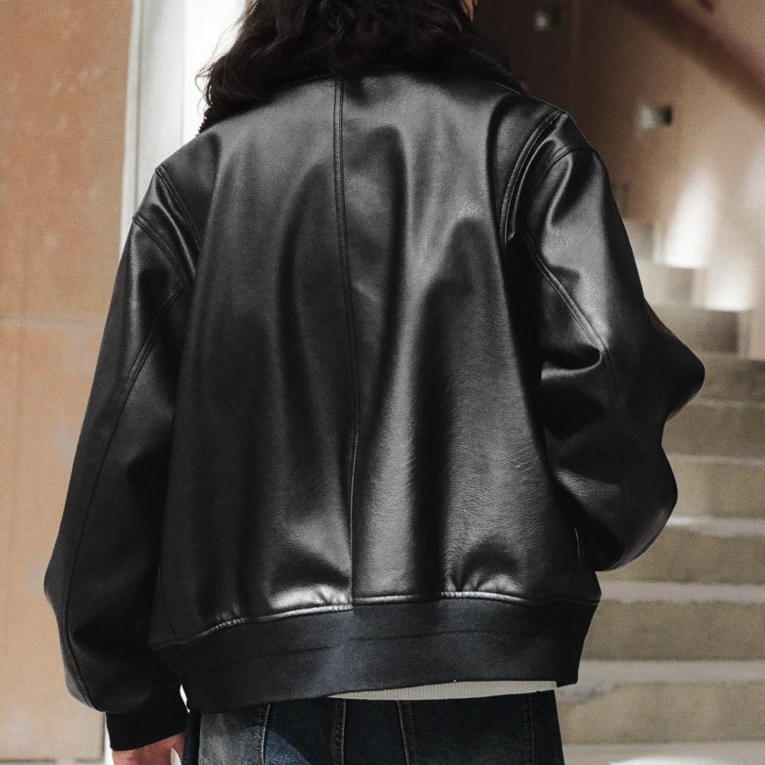 【新品】WYM GRAIN FLIGHT BOA BLOUSON サイズS/黒