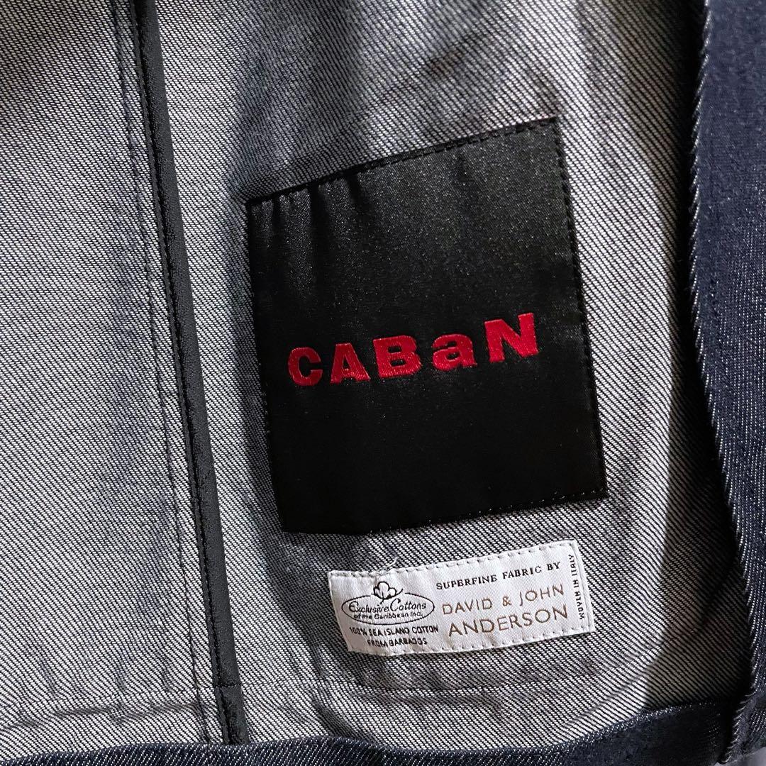 定価7.1万 CABaN シーアイランドデニム ダブルブレストジャケット L