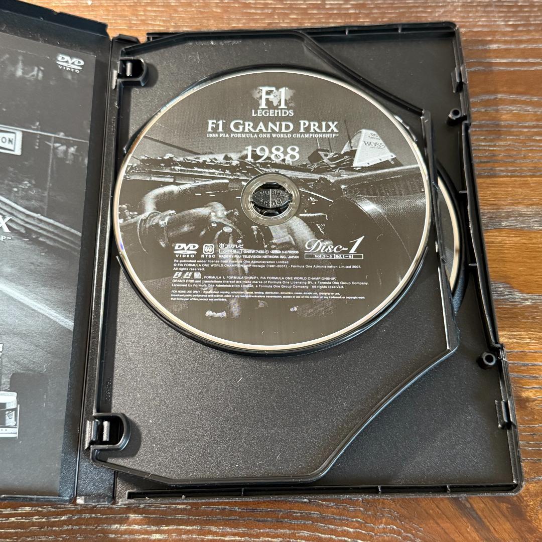 F1 LEGENDS F1 GRAND PRIX 1988〈3枚組DVD〉中古