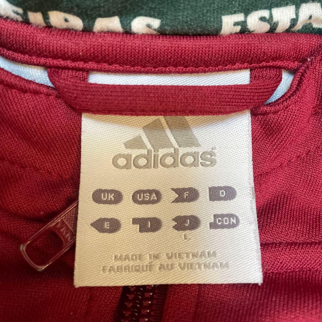adidas フルミネンセ フルジップパーカー 白赤 ホワイト レッド