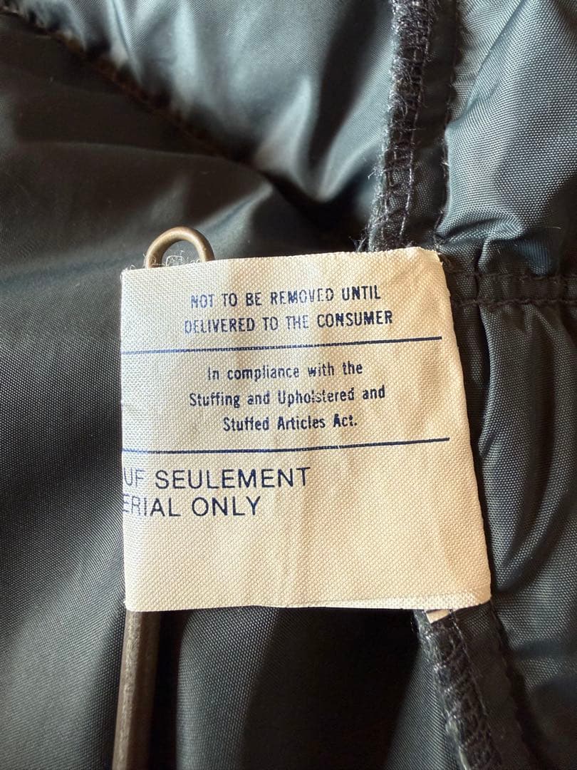 【美品】80s Woolrich グレー ダウンベスト L
