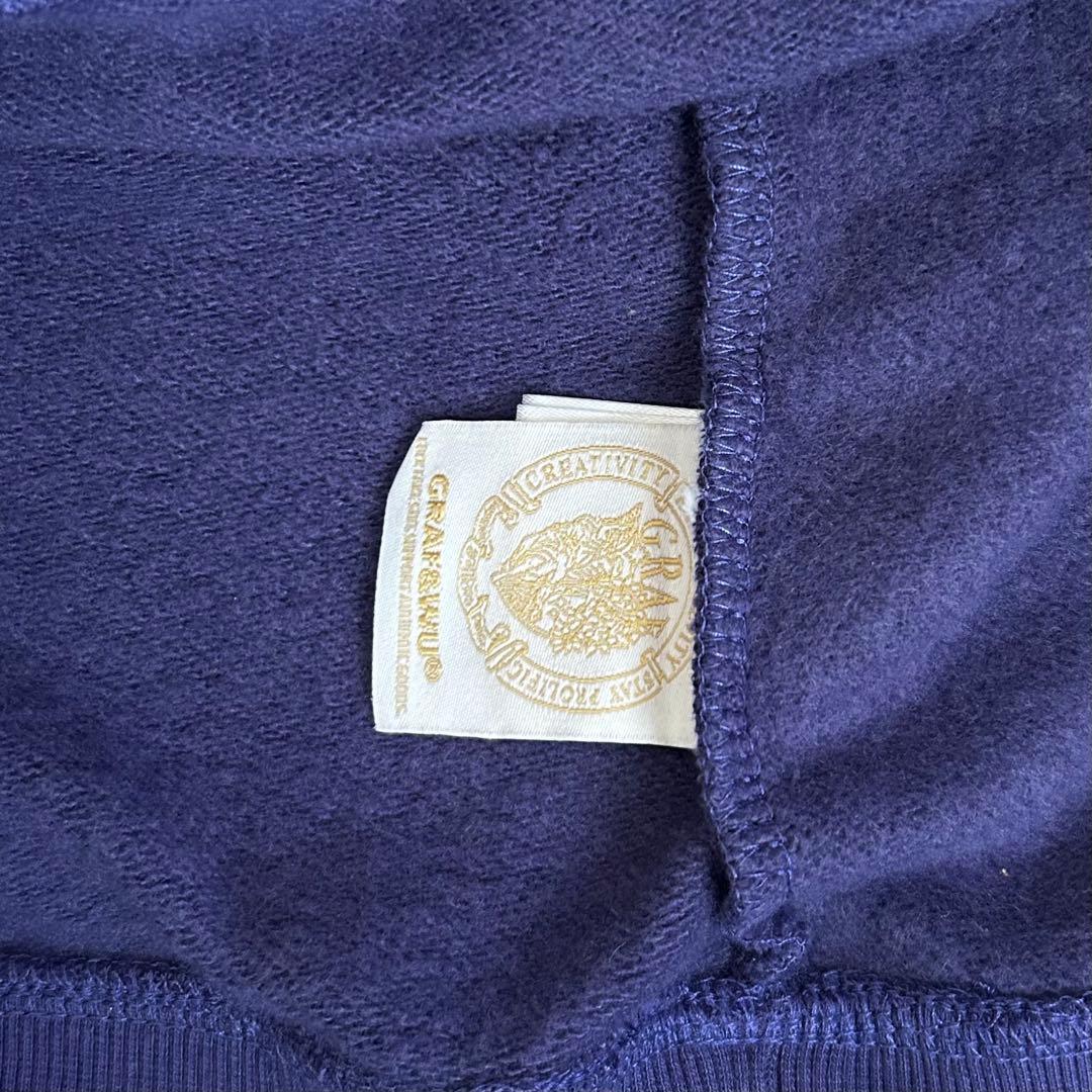 GRAF&WU 1ベロ ゴースト 裏起毛 プルパーカー
