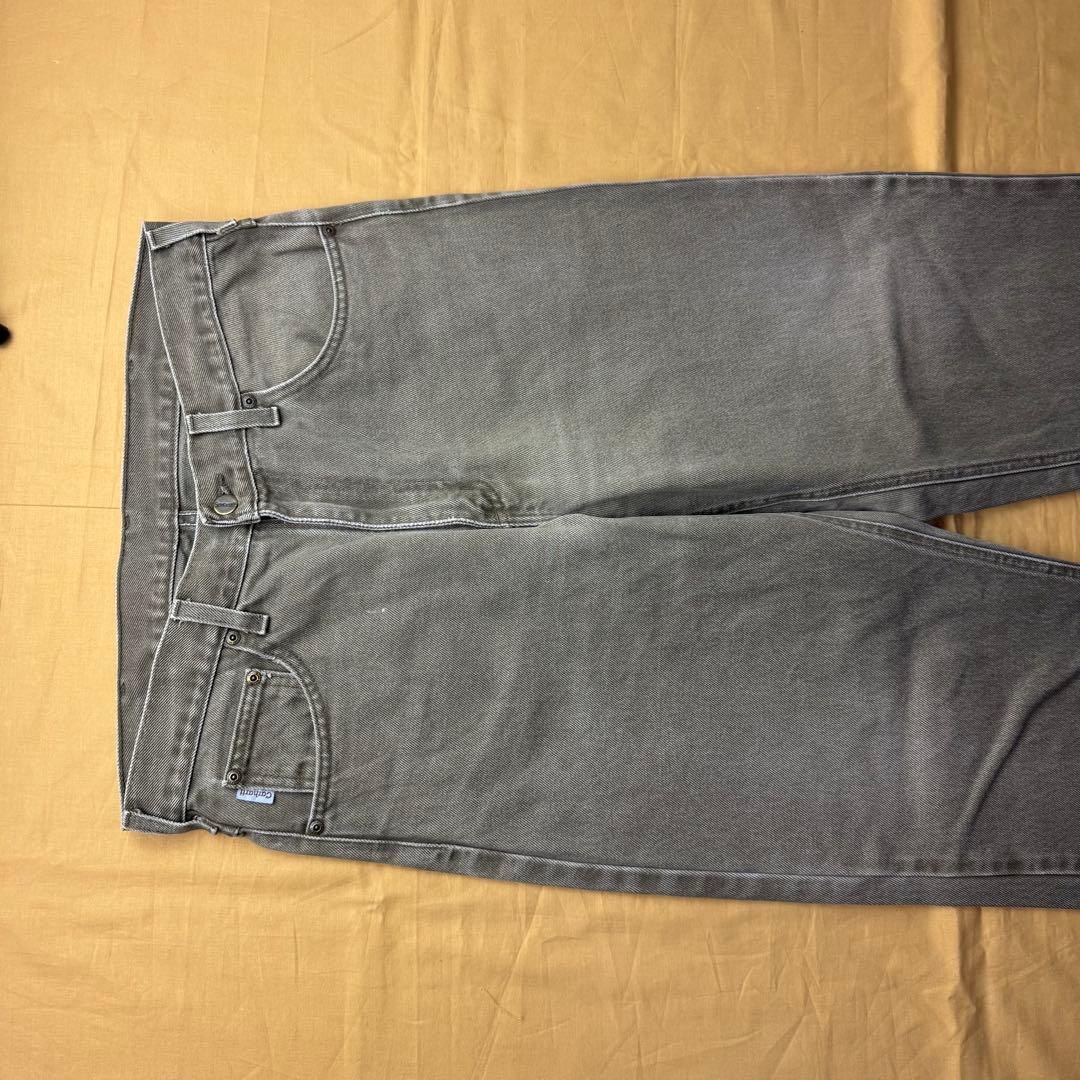 美品　carhartt ダック　ペインターパンツ　ブラウン　モカ　スレート