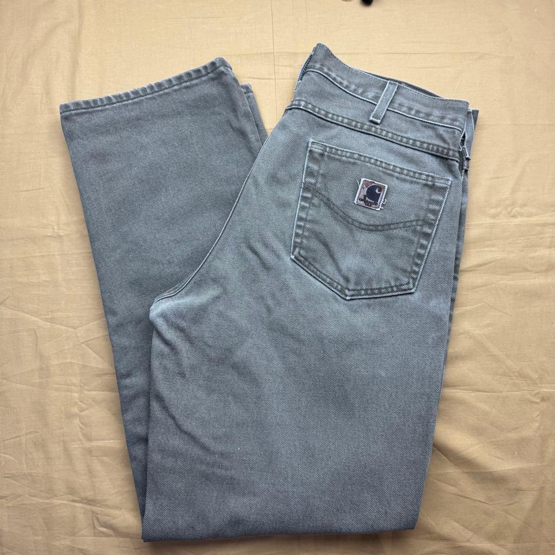 美品　carhartt ダック　ペインターパンツ　ブラウン　モカ　スレート