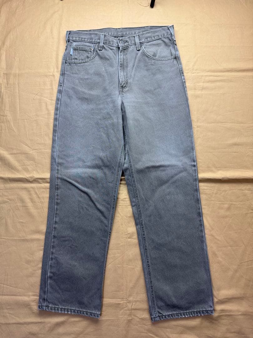 美品　carhartt ダック　ペインターパンツ　ブラウン　モカ　スレート