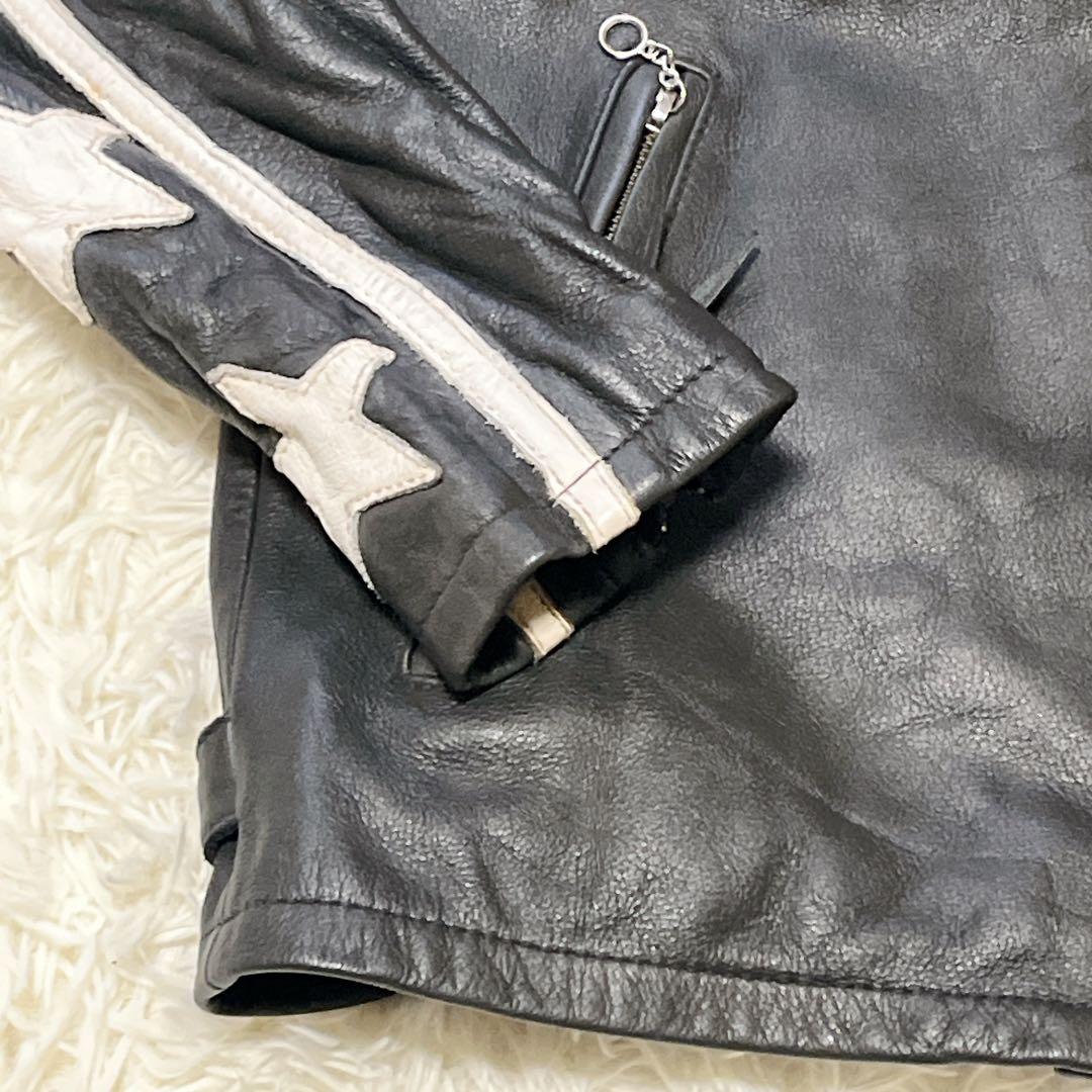 希少　ショット Schott ジャケット 星柄レザー　ライダースジャケット