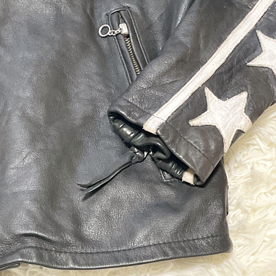 希少　ショット Schott ジャケット 星柄レザー　ライダースジャケット