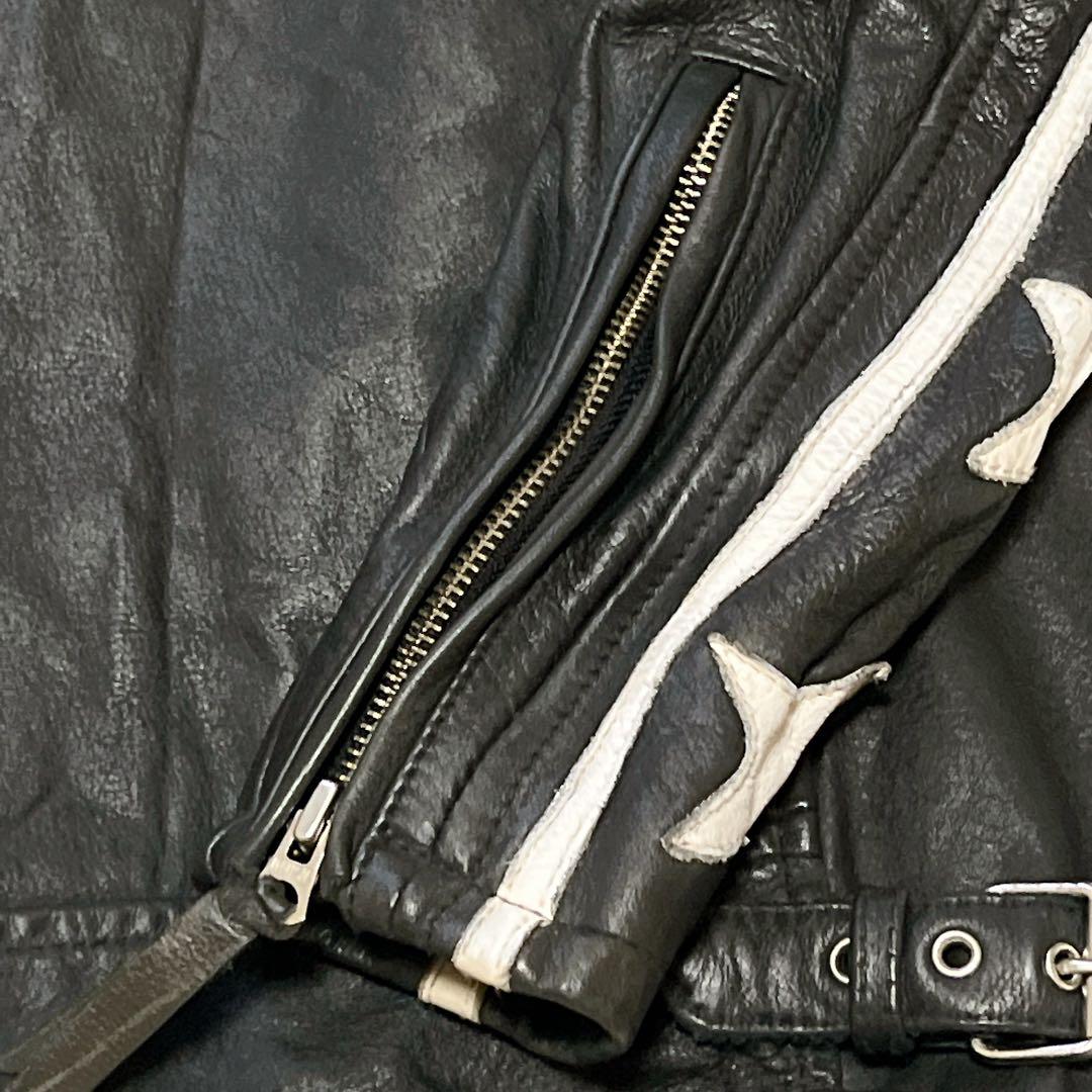 希少　ショット Schott ジャケット 星柄レザー　ライダースジャケット