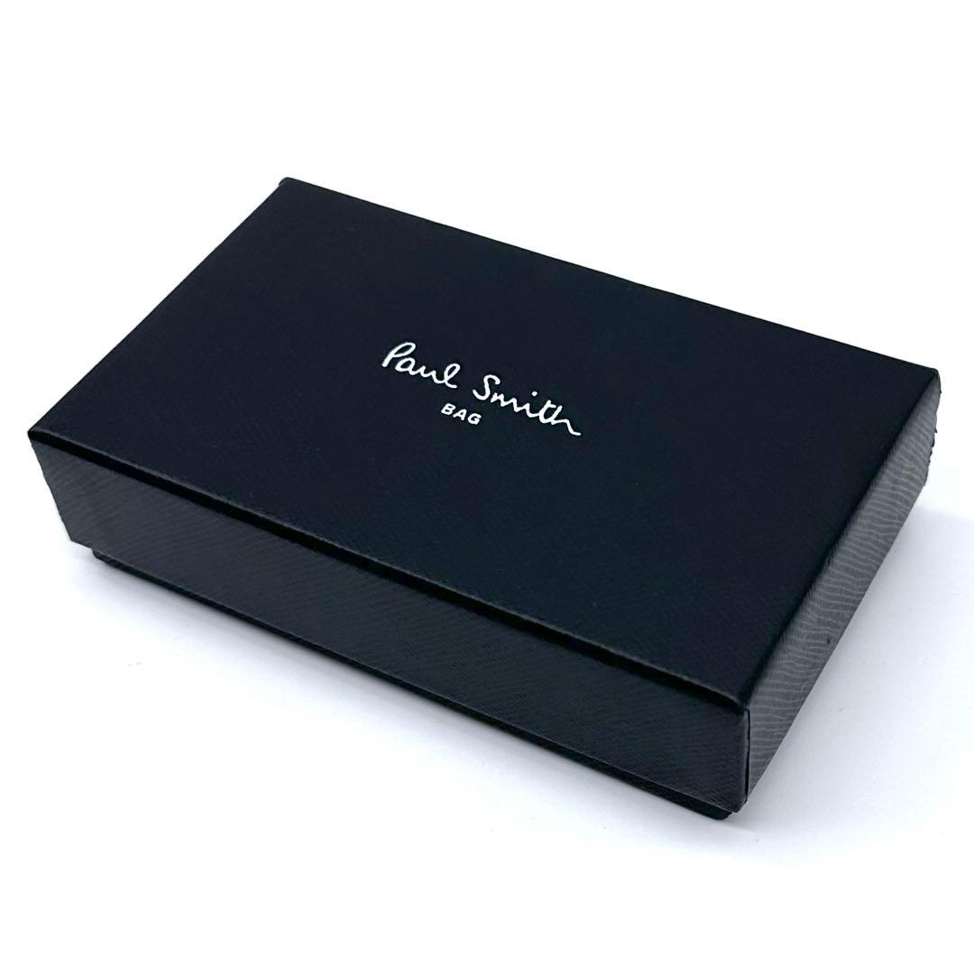 未使用✨Paul Smith スミシーハート キーケース 4連 本革 ブラック