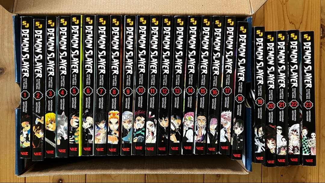【Demon Slayer】鬼滅の刃 英語版全巻