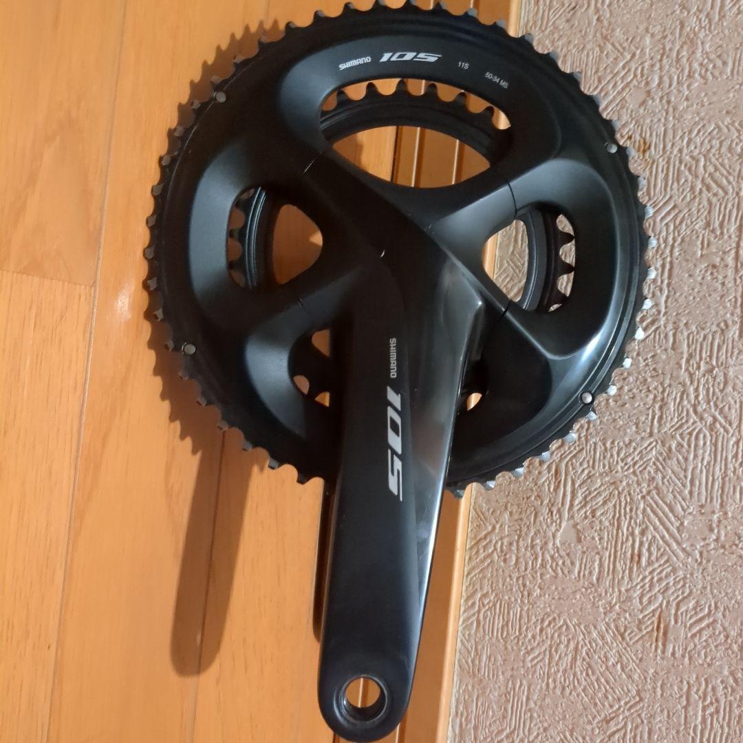 Shimano 105 クランクセット 2x11 ブラック