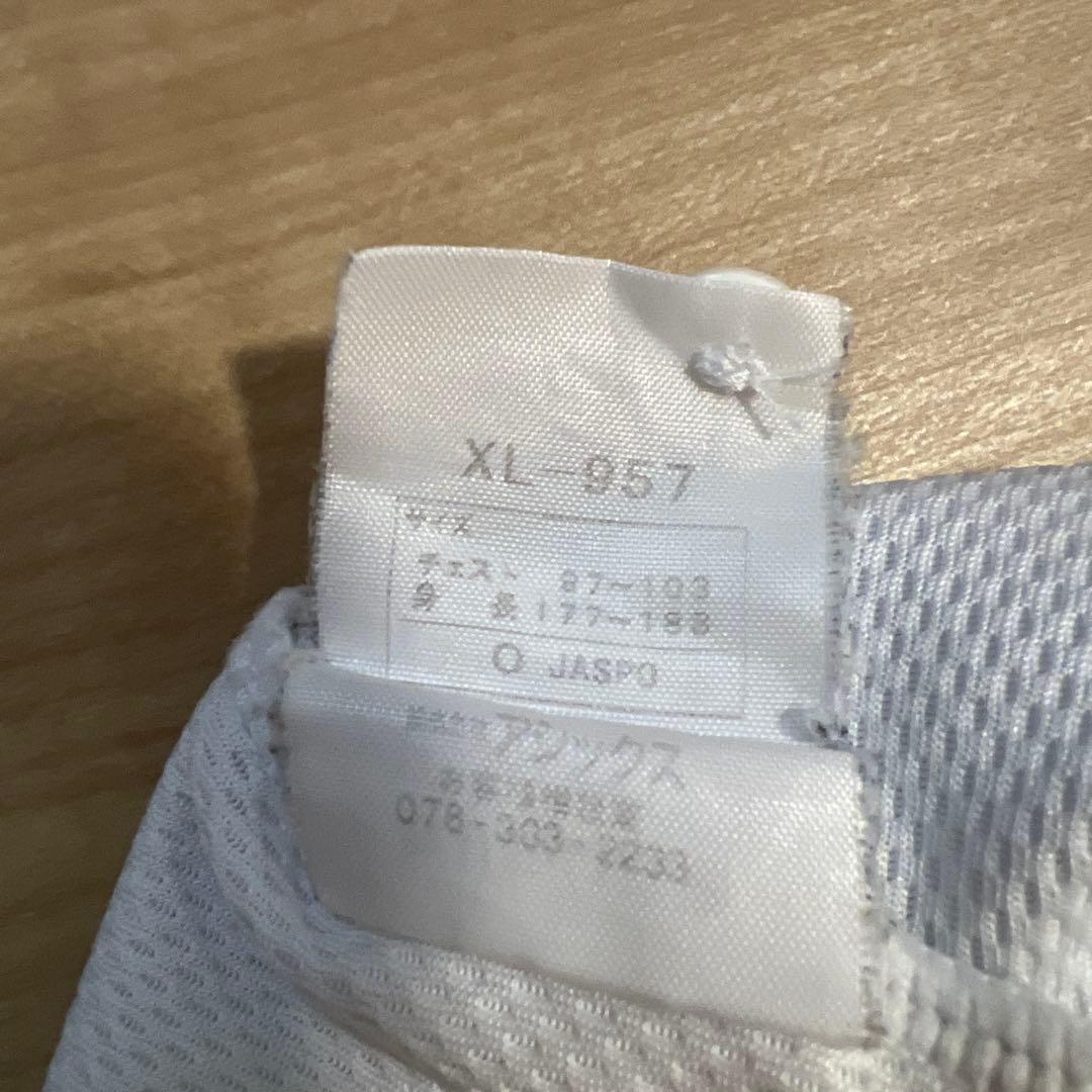 ASICS 中央大学バレーボールチーム ポロシャツ XL ホワイト