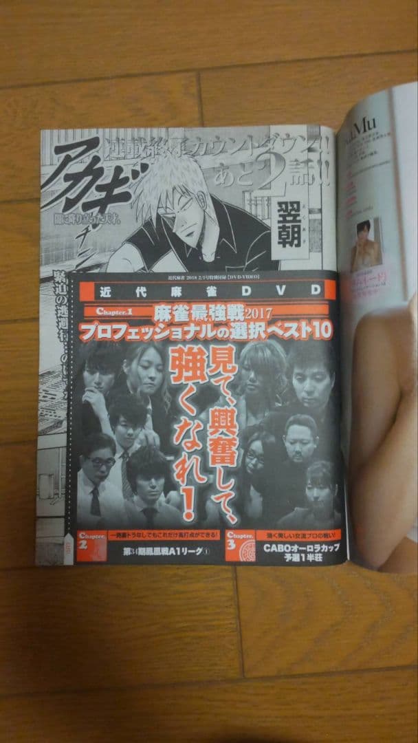 近代麻雀 2018年1月1~4月15号 DVD 小冊子 未開封