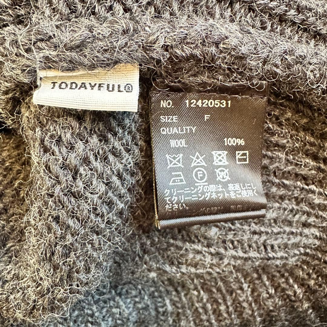 TODAYFUL Purewool 2way Vest トゥデイフル ベスト