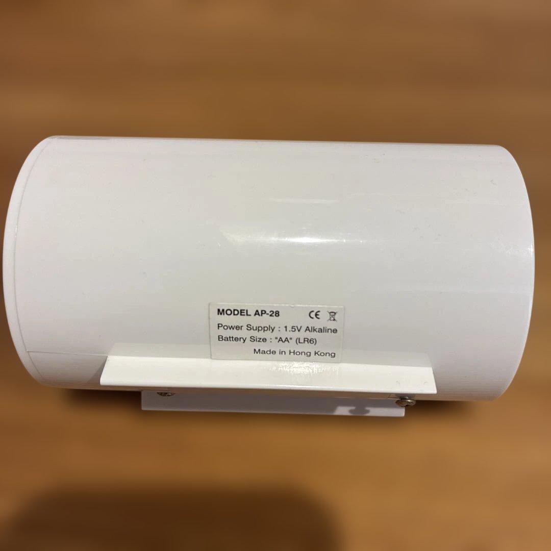 TWEMCO AP-28 ホワイト 目覚まし時計