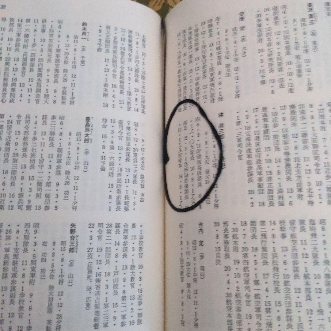 【最終価格】 芙蓉書房 陸海軍将官人事総覧 陸軍篇