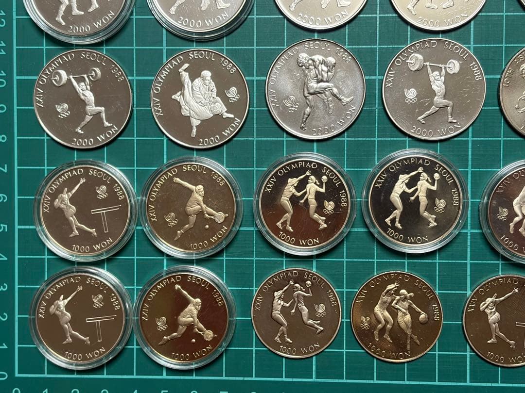 韓国 硬貨　ソウルオリンピック　ソウルアジア競技大会記念など 33枚まとめ