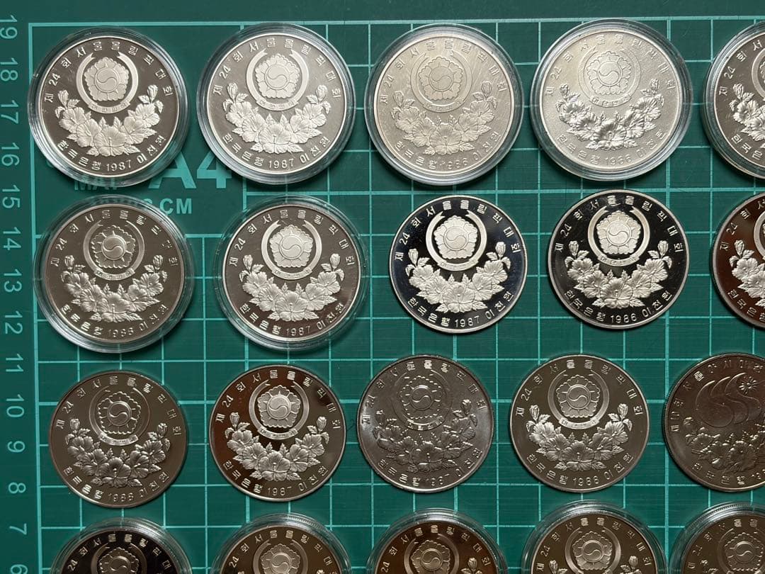 韓国 硬貨　ソウルオリンピック　ソウルアジア競技大会記念など 33枚まとめ