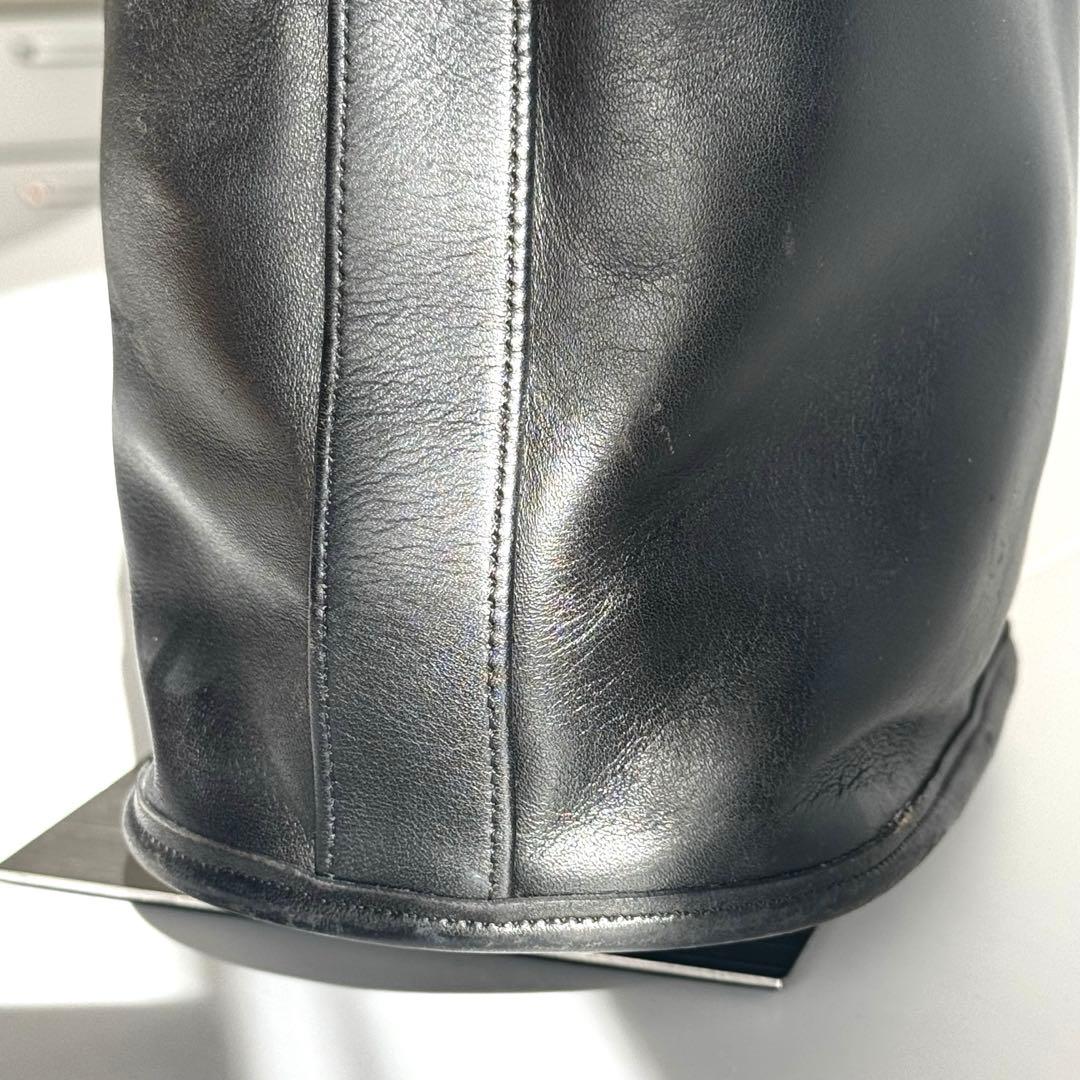 ✨美品・希少✨オールドコーチ ショルダーバッグ 黒 グラブタンレザー USA製