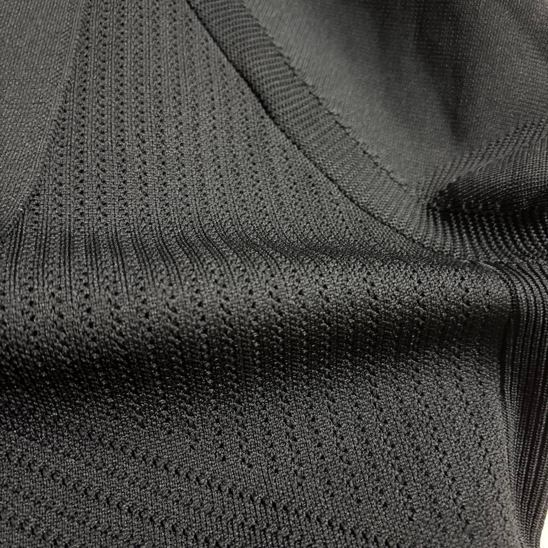 新品タグ付☆adidasゴルフニットジャケット☆黒☆定価22,000円