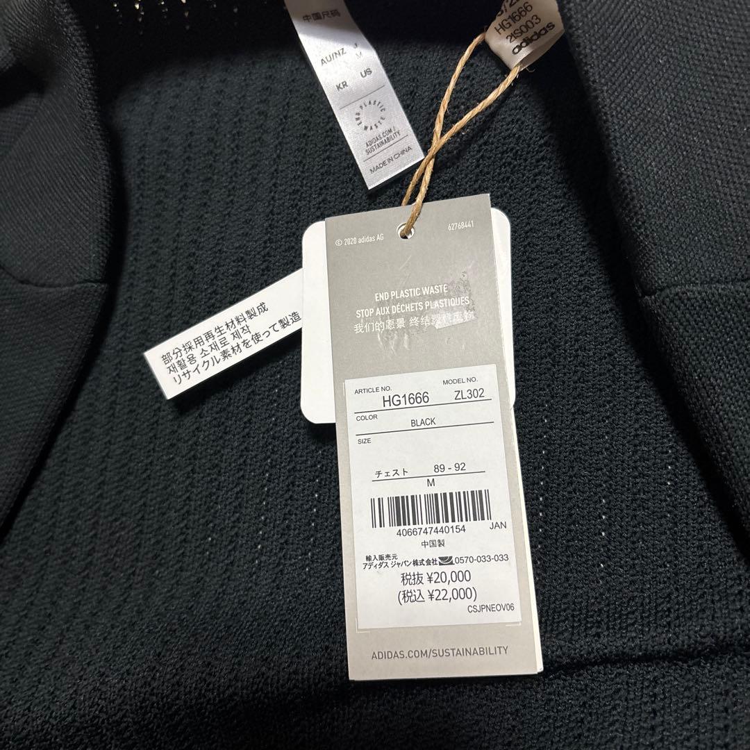 新品タグ付☆adidasゴルフニットジャケット☆黒☆定価22,000円