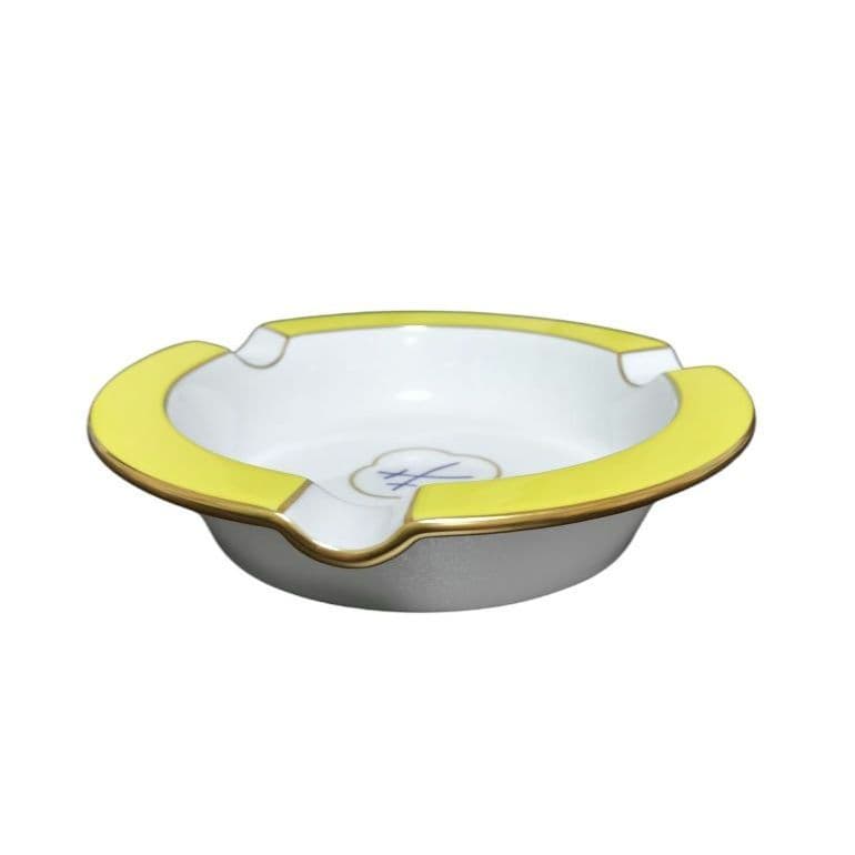 ★廃盤 未使用★ MEISSEN マイセン 双剣 アッシュトレイ 灰皿 小物入れ
