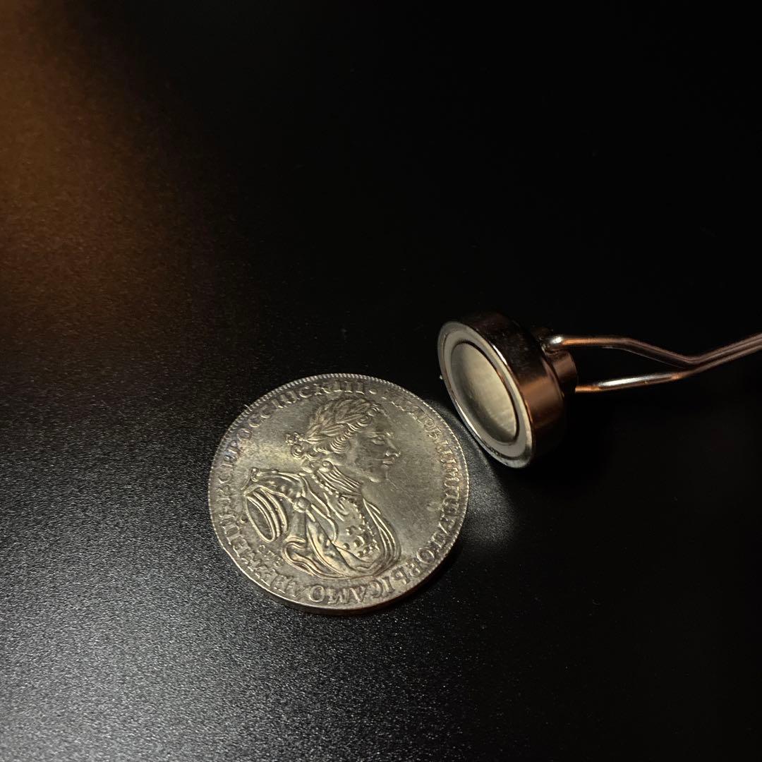【28.58g】ロシア 1ルーブル 1723年 ピョートル1世 十字紋 未鑑定品