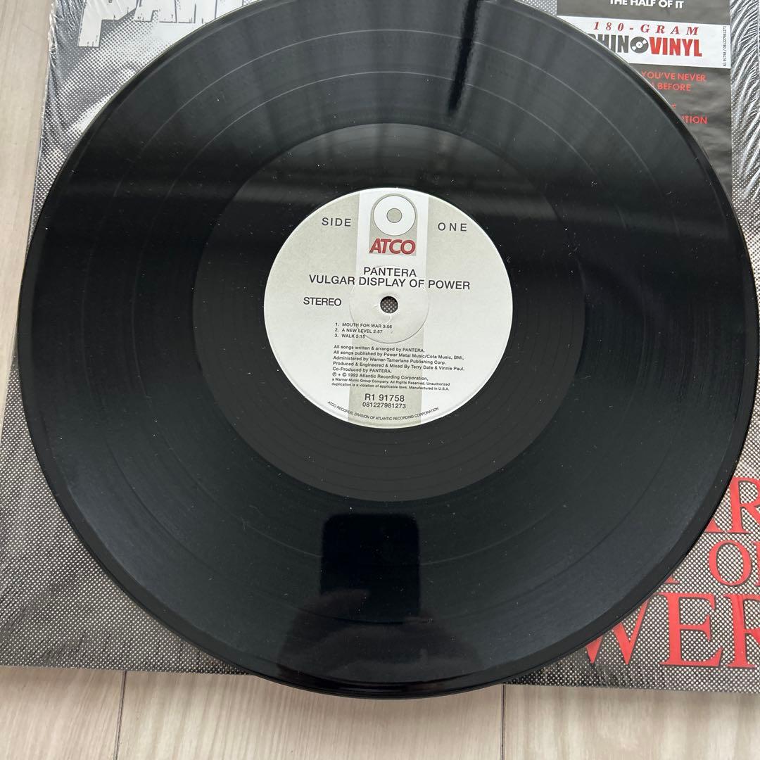 洋楽 PANTERA VULGAR DISPLAY OF POWER VINYL
