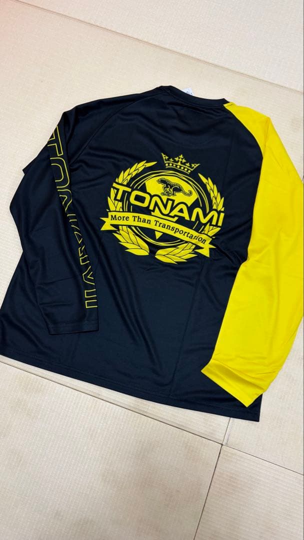 試着のみ ヨネックストナミ運輸 ユニロングスリーブTシャツ Oサイズ