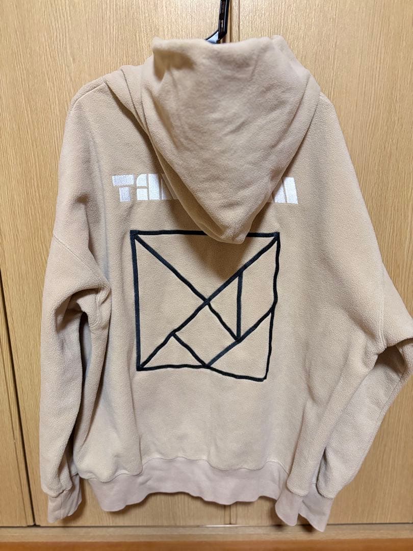 【値下げ】TANGRAM タングラム パーカー フリース L ベージュ ゴルフ