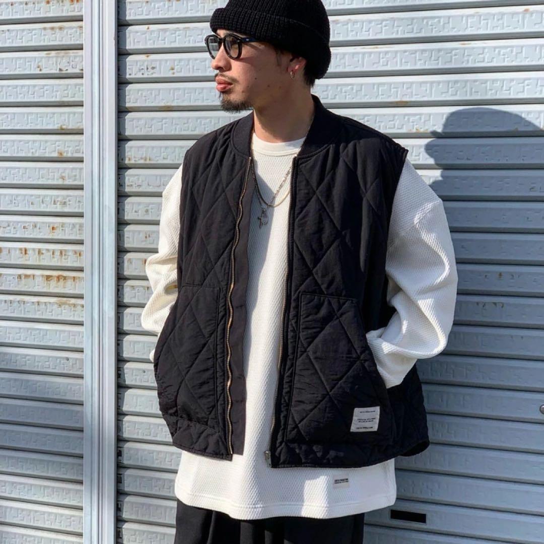 COOTIE Nylon Quilting Work Vest キルティング