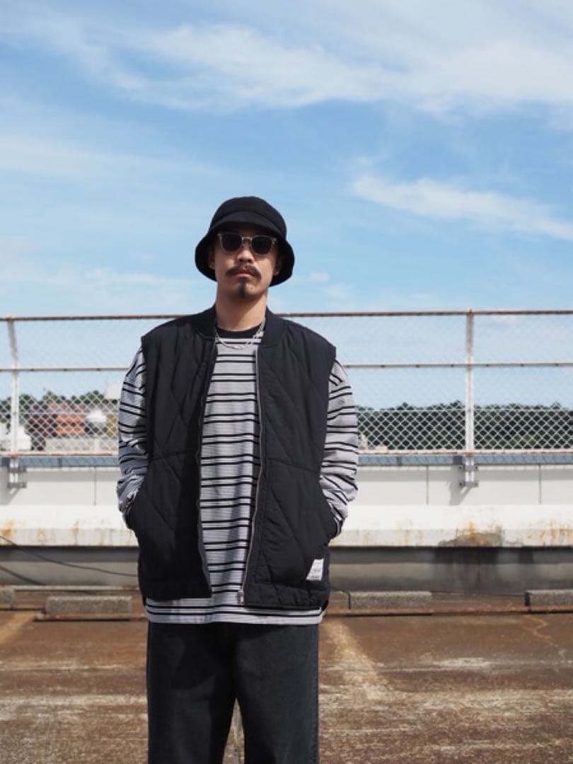 COOTIE Nylon Quilting Work Vest キルティング