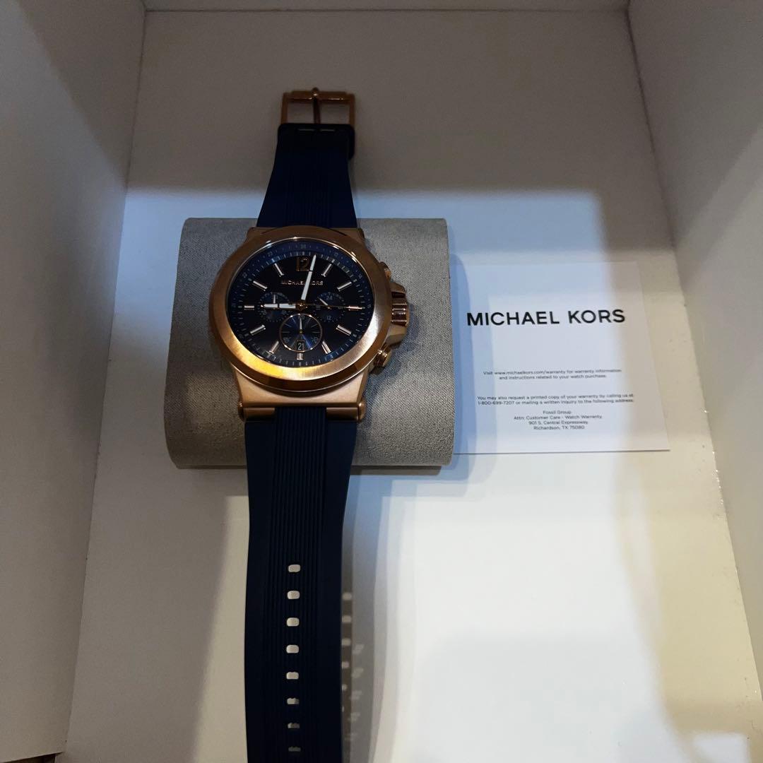 【希少】値下！Michael Kors Dylan シリコン時計 MK8295