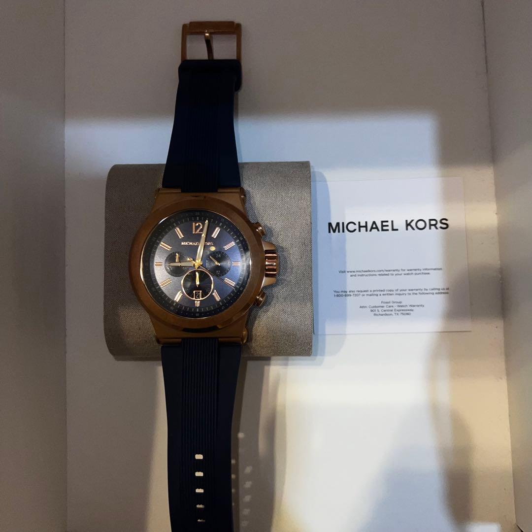 【希少】値下！Michael Kors Dylan シリコン時計 MK8295