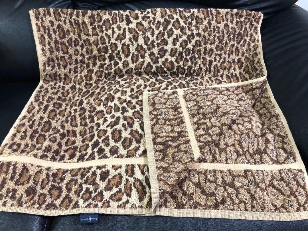 m*m様 新品★ 貴重ヴィンテージ アメリカ製　ラルフローレン バスタオル 豹柄