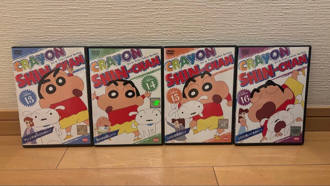 クレヨンしんちゃん DVD 1〜24全巻 セット※レンタル落ち(ケースあり)