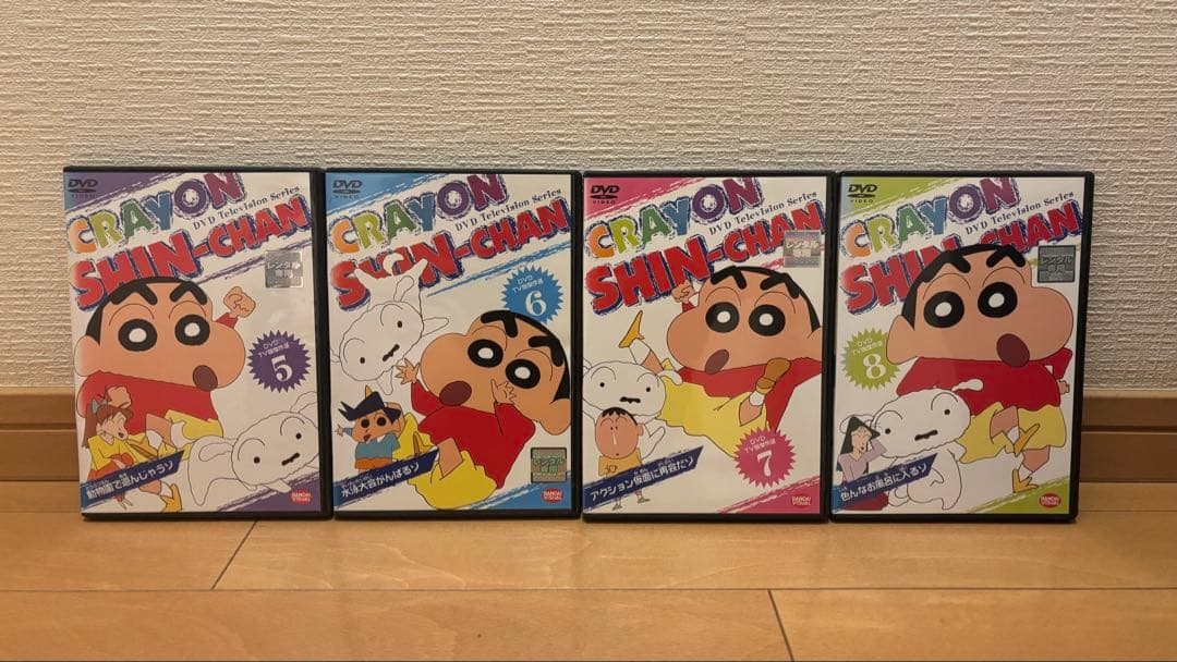 クレヨンしんちゃん DVD 1〜24全巻 セット※レンタル落ち(ケースあり)