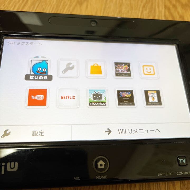 【ジャンク品】Nintendo Wii U ウィーユー 黒 ブラック