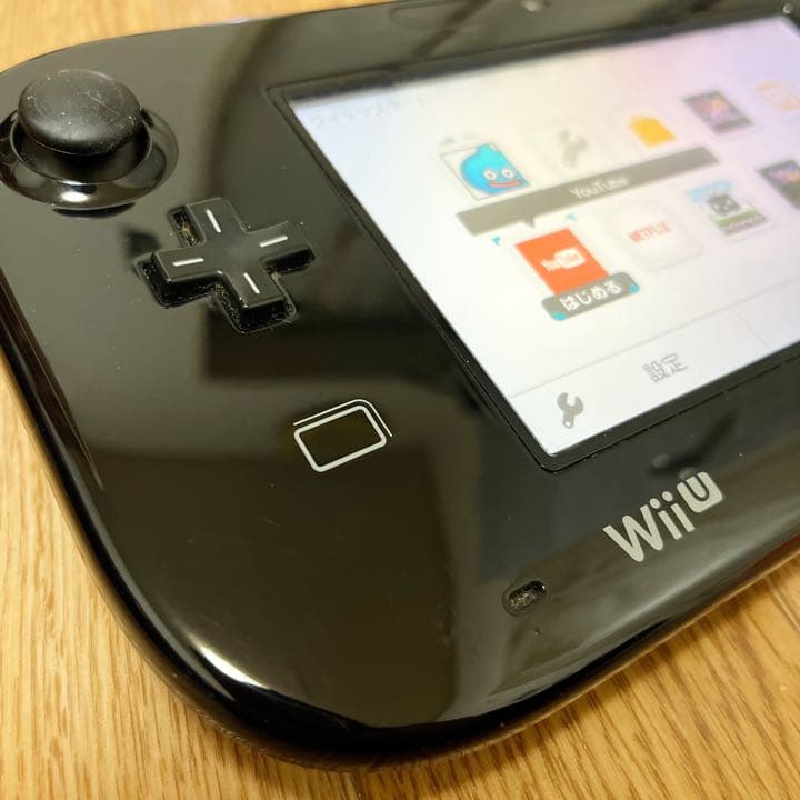 【ジャンク品】Nintendo Wii U ウィーユー 黒 ブラック