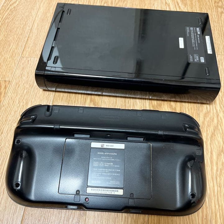 【ジャンク品】Nintendo Wii U ウィーユー 黒 ブラック