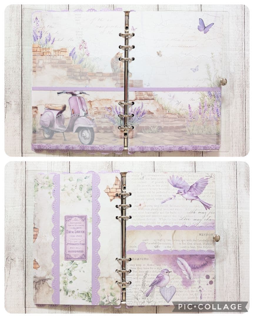 おすそ分けファイル♡ スタンペリア・Lavender♡ A5サイズ♡