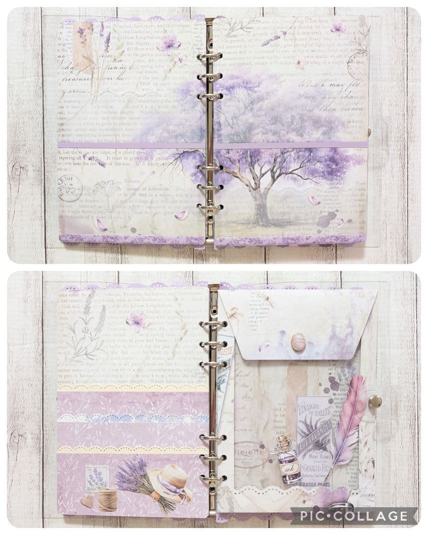 おすそ分けファイル♡ スタンペリア・Lavender♡ A5サイズ♡