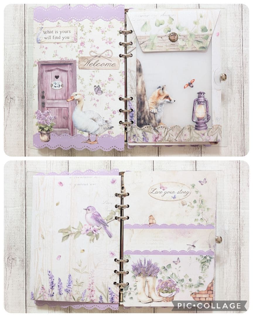 おすそ分けファイル♡ スタンペリア・Lavender♡ A5サイズ♡
