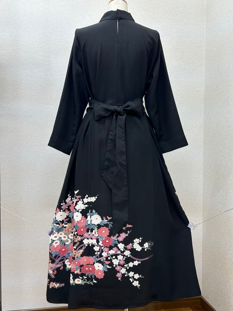 着物リメイク　留め袖ワンピース　Mサイズ
