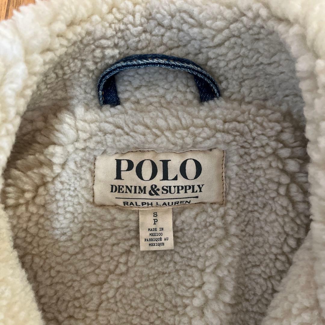 みどり　POLO Ralph Lauren フリース デニム　ジャケット