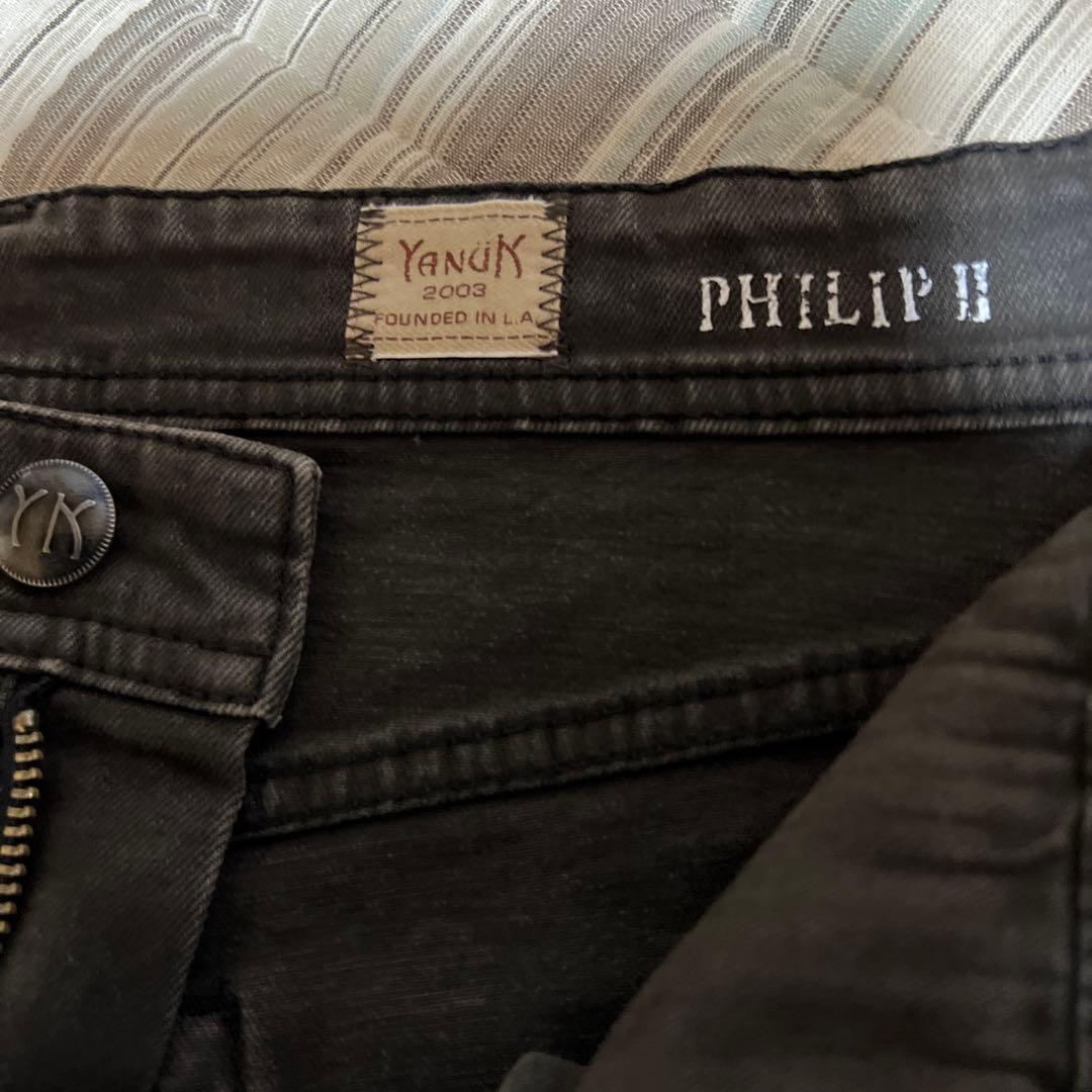 YANUK PHILIP II テーパードデニム 34